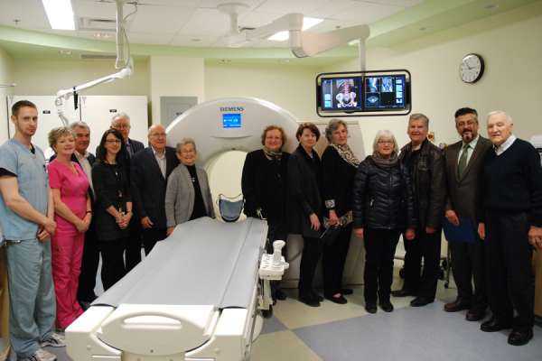 GRH and GRHF board members and senior leadership were joined by donors to tour the new CT scanner and see how their contributions will make a difference.