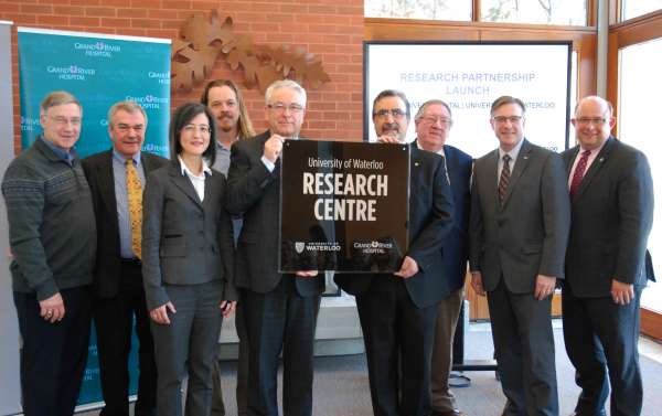 GRH and the University of Waterloo launch a research partnership to benefit patient care and enrich university research.